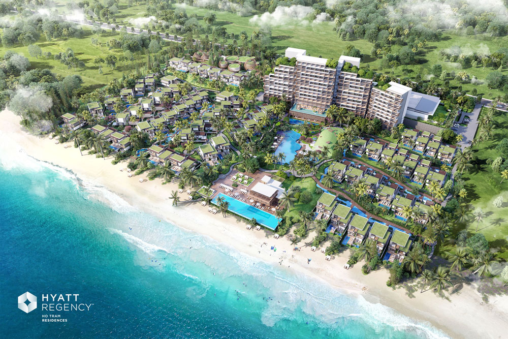 phối cảnh dự án Hyatt Regency Hồ Tràm Resort & Spa