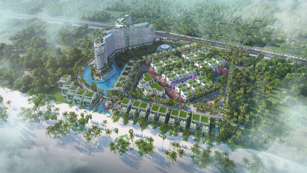 Phối cảnh tiện ích dự án Charm Resort Hồ Tràm